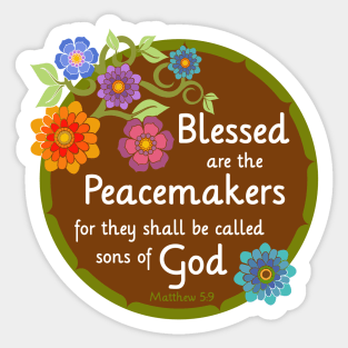 Blessed are the Peacemakers Sticker